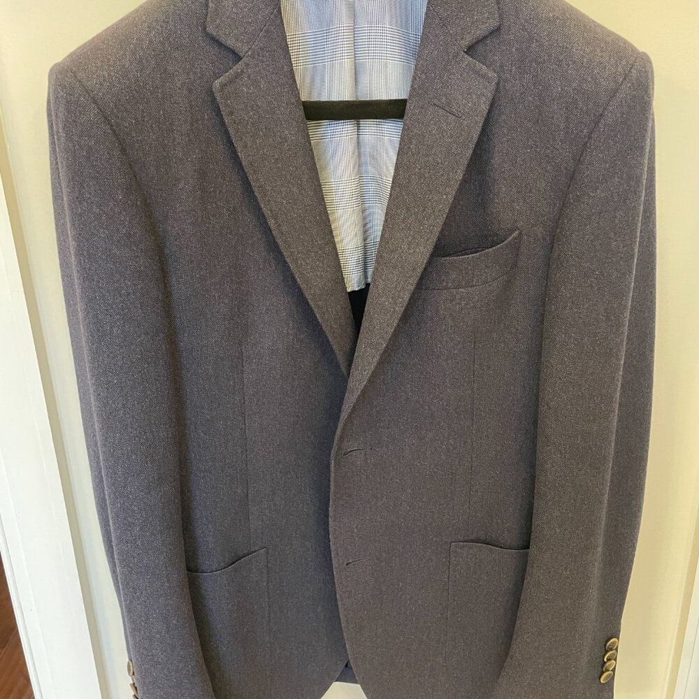 Suitsupply Wool Silk Cashmere Navy Blazer